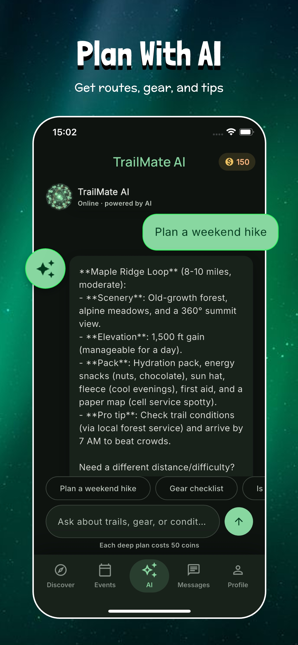 Nook AI trail planner
